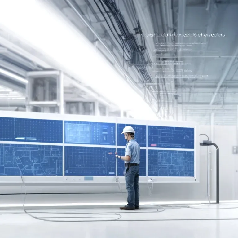 Panel de control eléctrico con indicadores